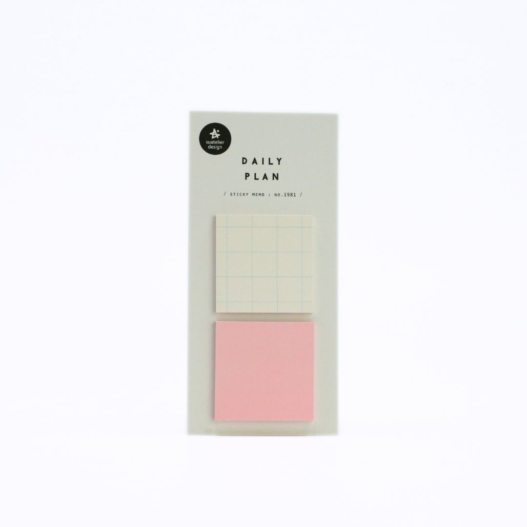 Daily Plan - Set of 2 Memo Pads