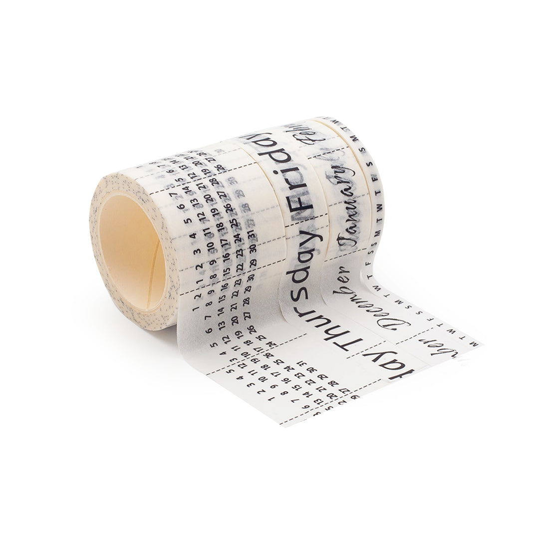 Image shows a planning washi tape set