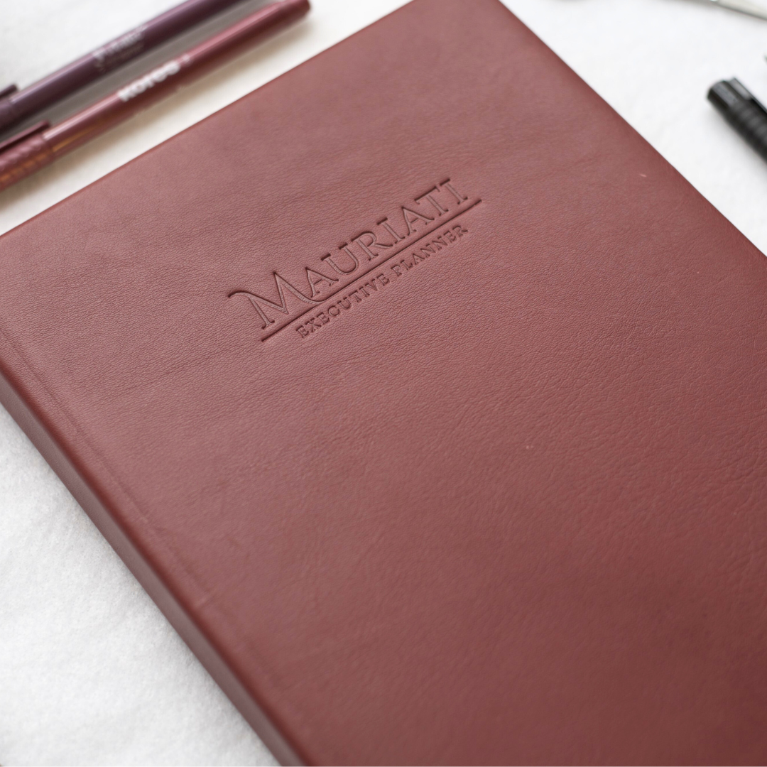 Rustik Mauriati Executive Diary - Leather