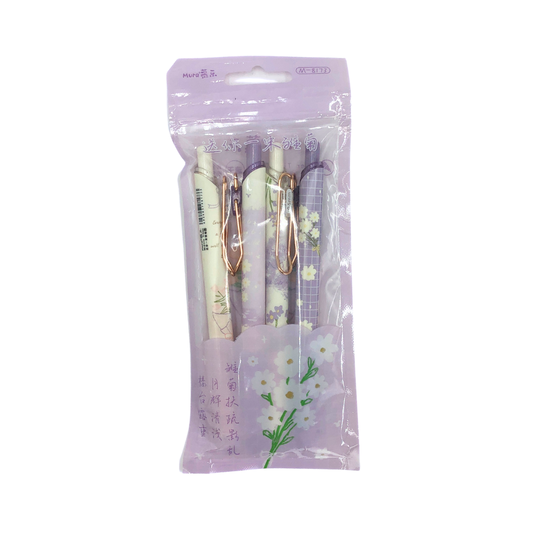 Purple Daisies Pen Set