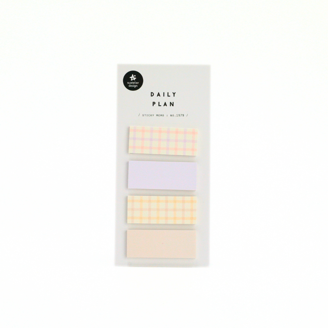 Daily Plan - Set of 4 Memo Pads
