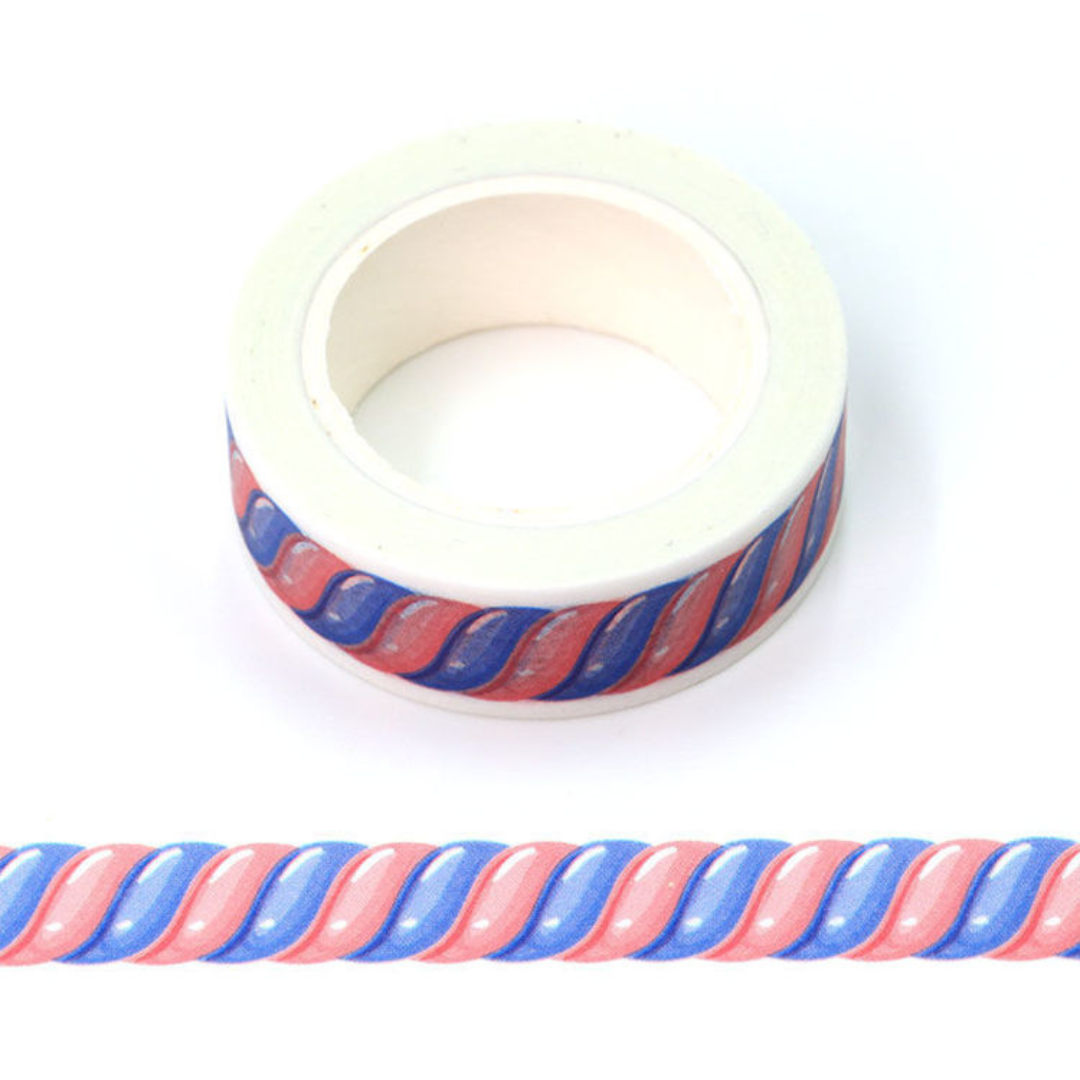 PA10-59 Red and Purple Candy Washi Tape