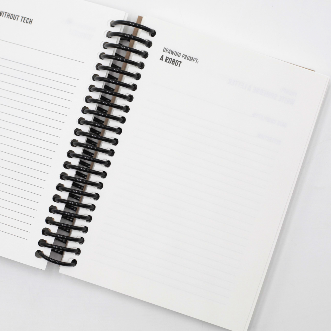 Digital Detox A6 Wirebound Journal