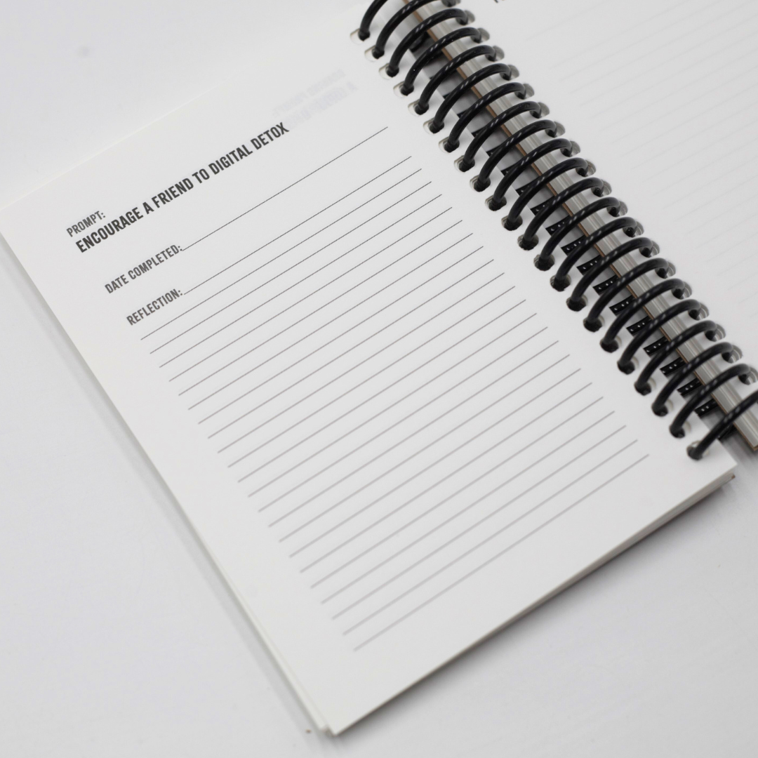 Digital Detox A6 Wirebound Journal