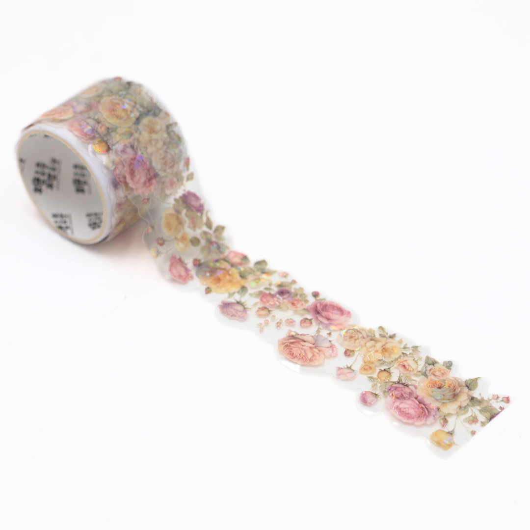 CW114-Rose Garden PET Washi Tape