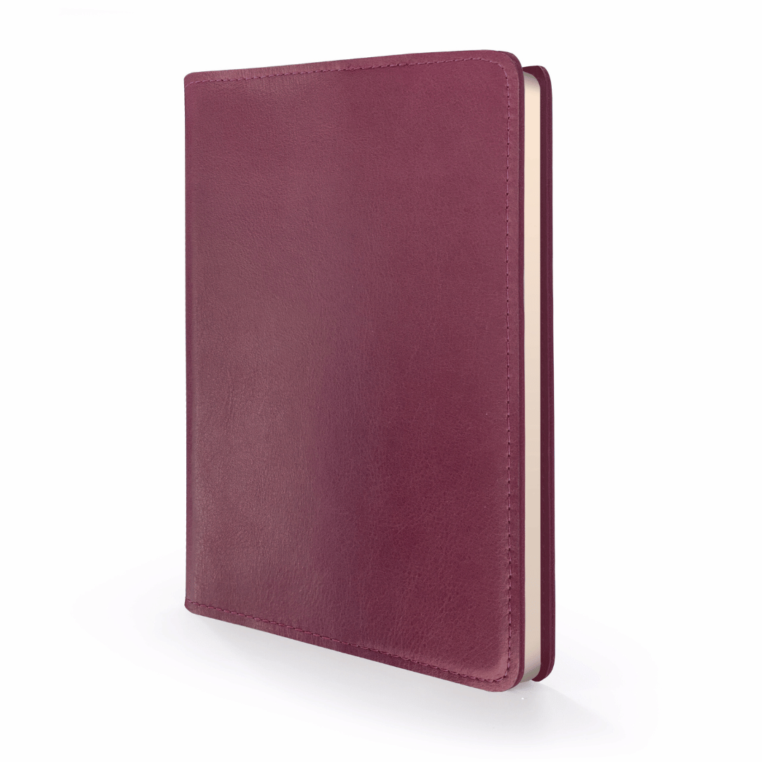 Rustik slip on cover journal - plum