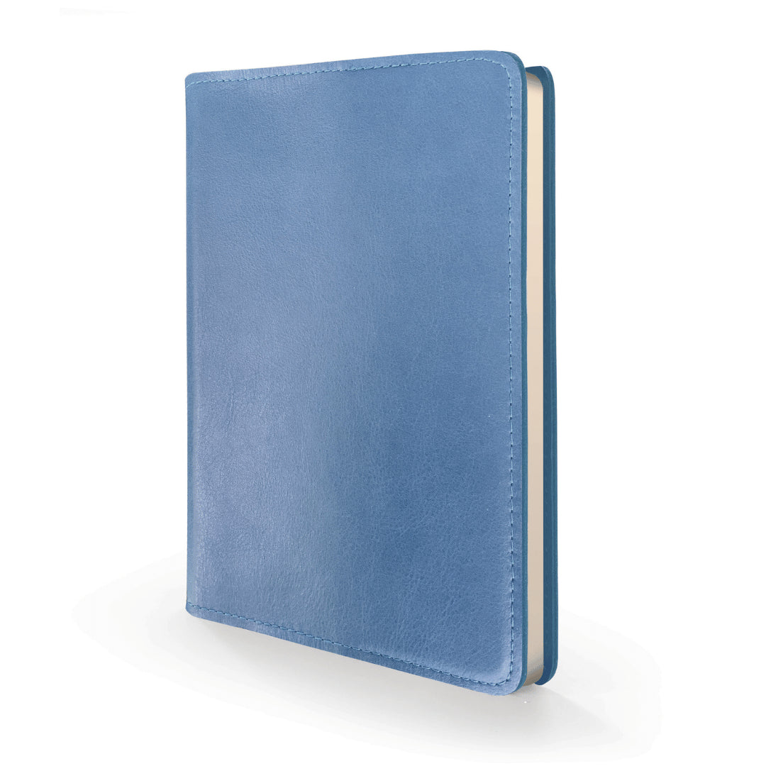 Rustik slip on cover journal - skye blue