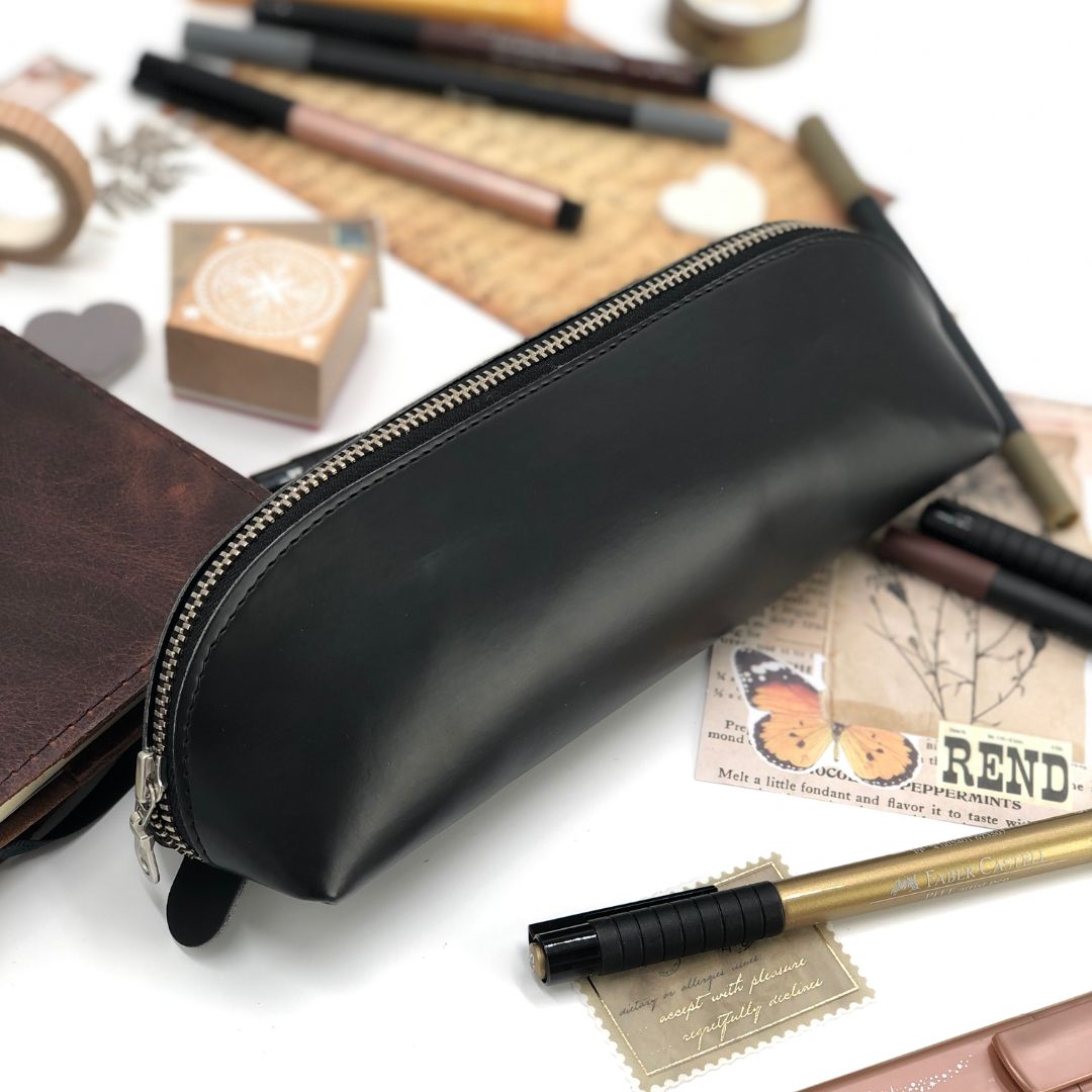 Scribblz black pencil bag