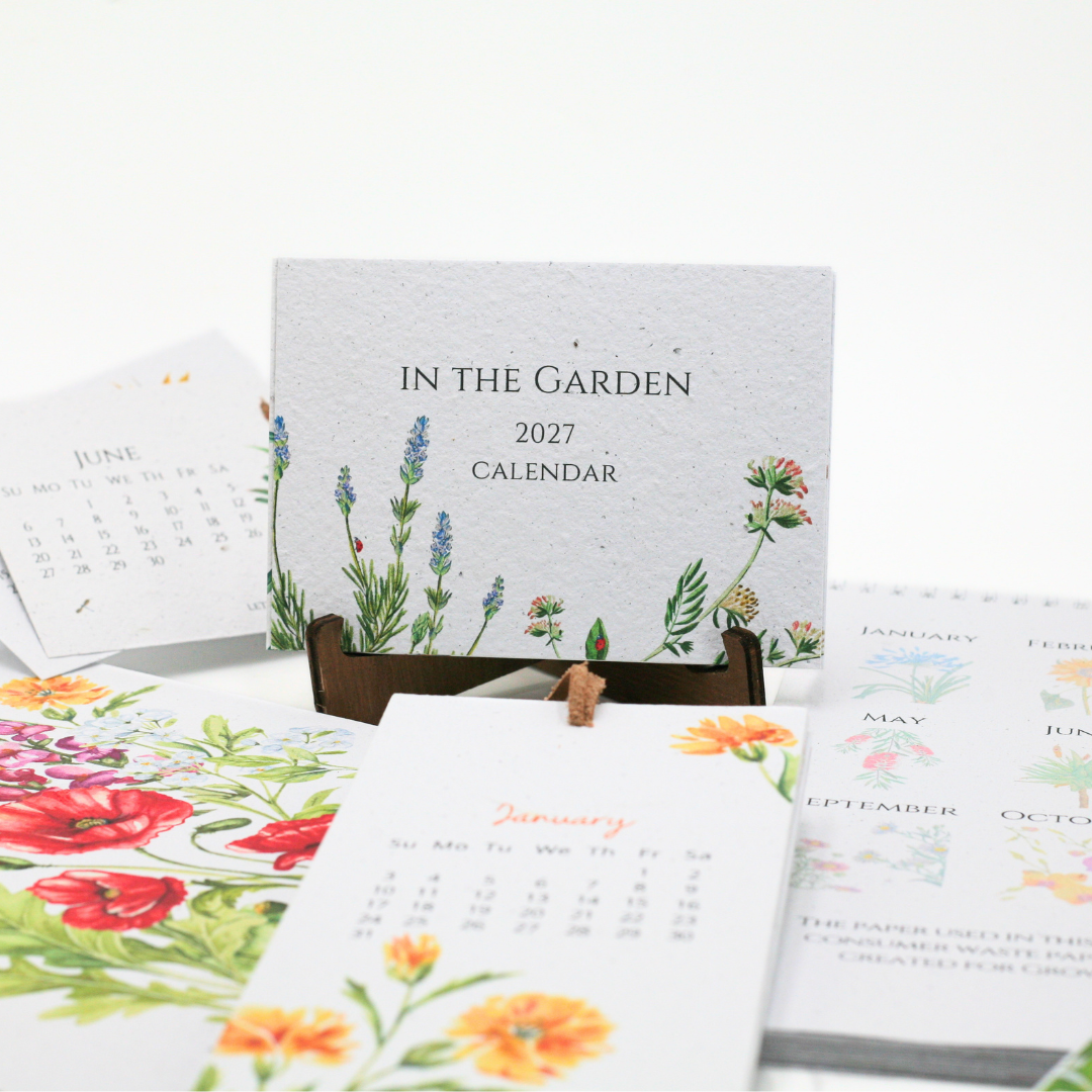 In The Garden Seed Paper 2027 Calendar