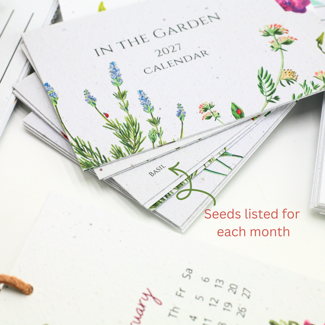 In The Garden Seed Paper 2027 Calendar