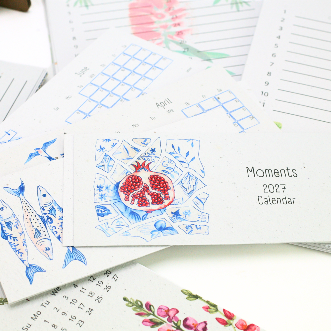 Moments Seed Paper 2027 Calendar