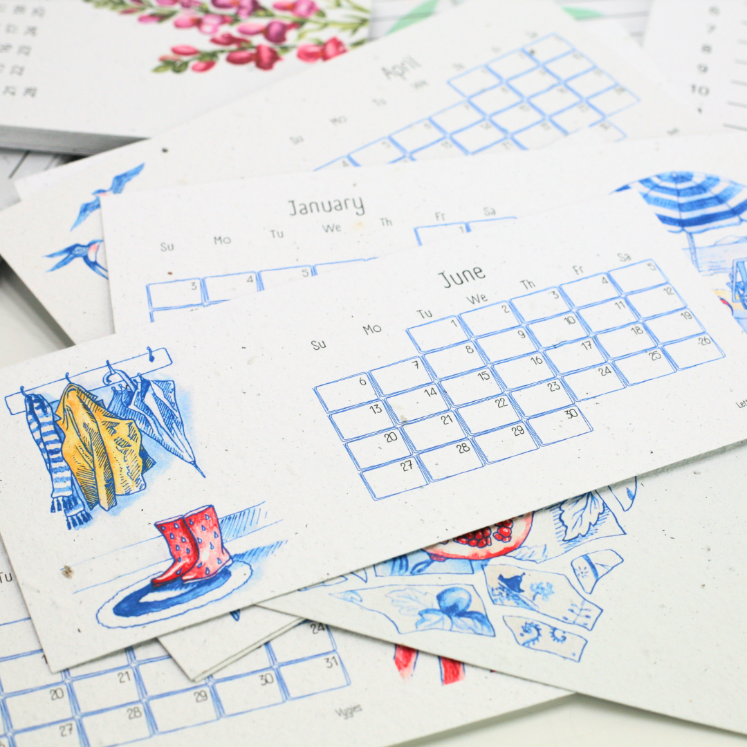 Moments Seed Paper 2027 Calendar