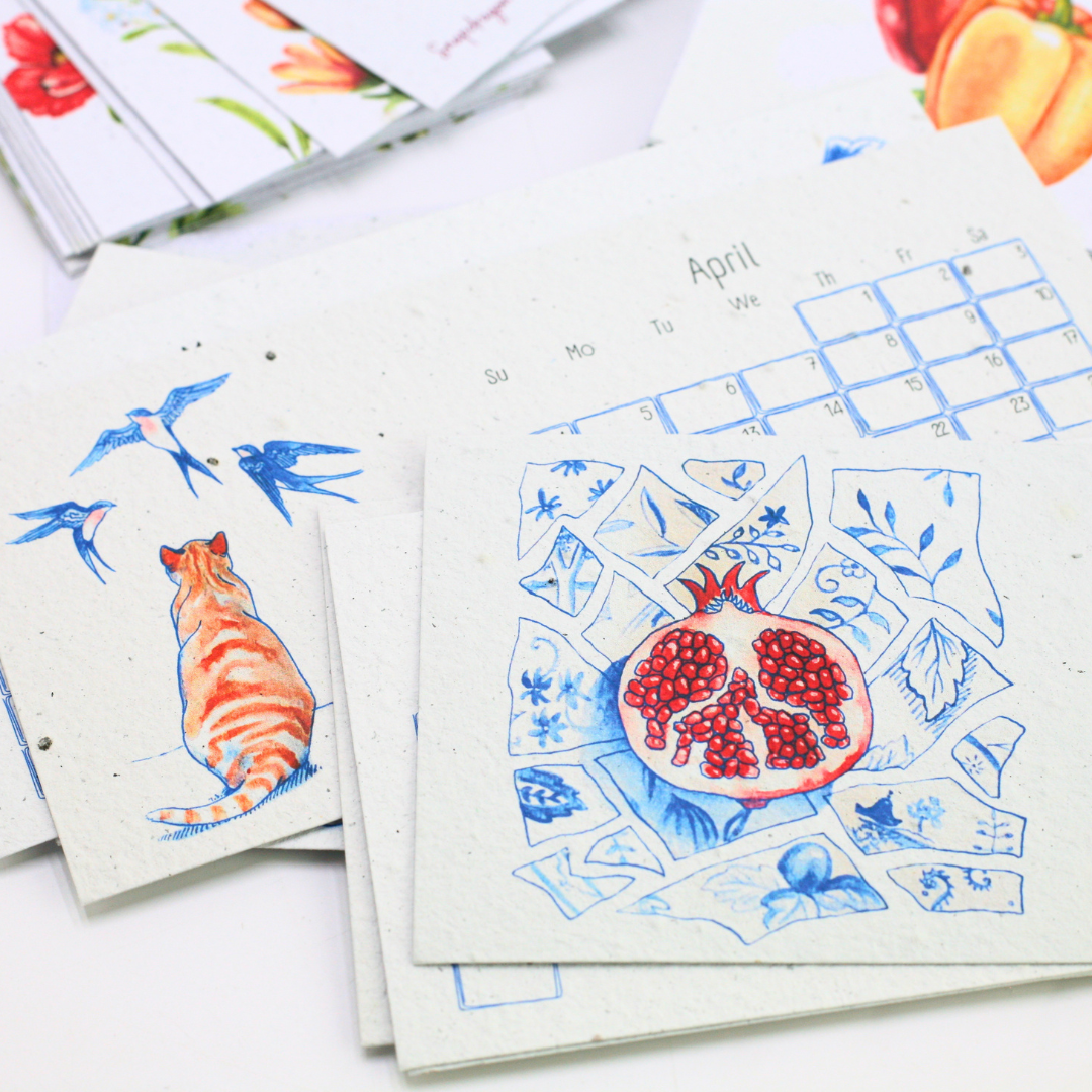 Moments Seed Paper 2027 Calendar