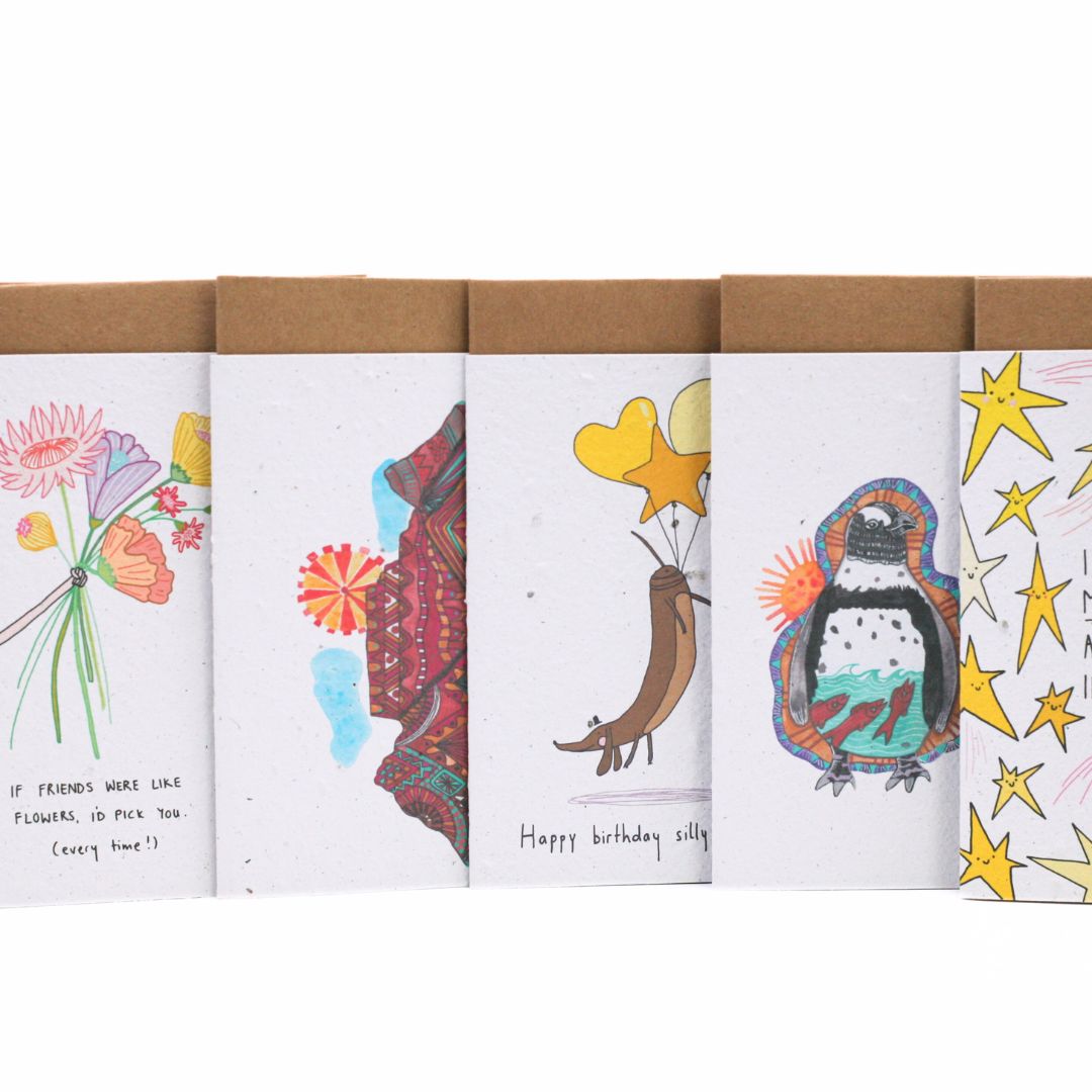 Seed Paper Greeting Cards