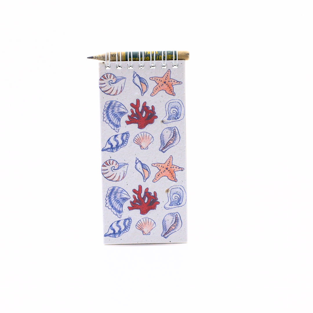 Seed Paper Shopping Notepad with MOMO Pencil