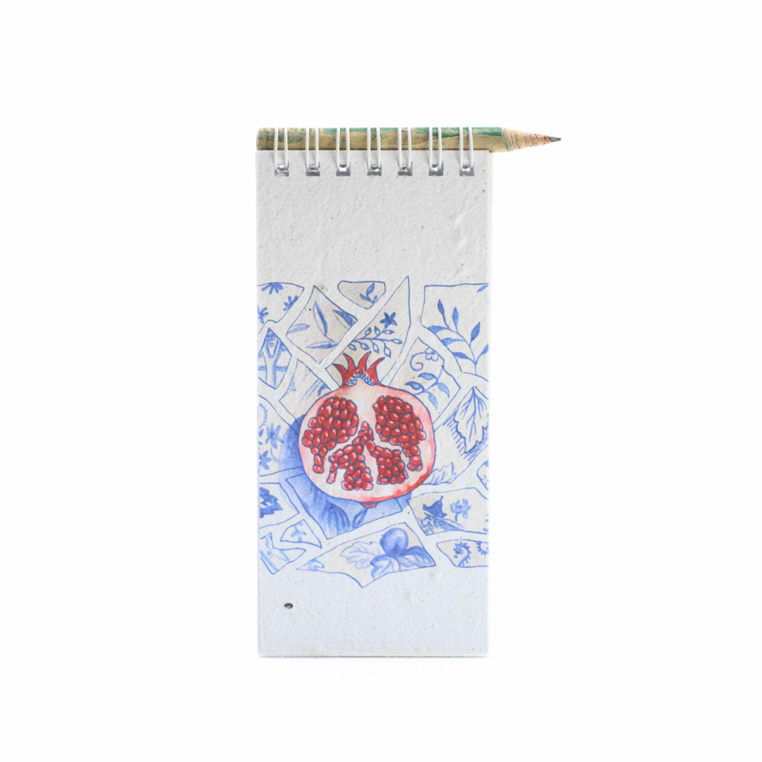 Seed Paper Shopping Notepad with MOMO Pencil