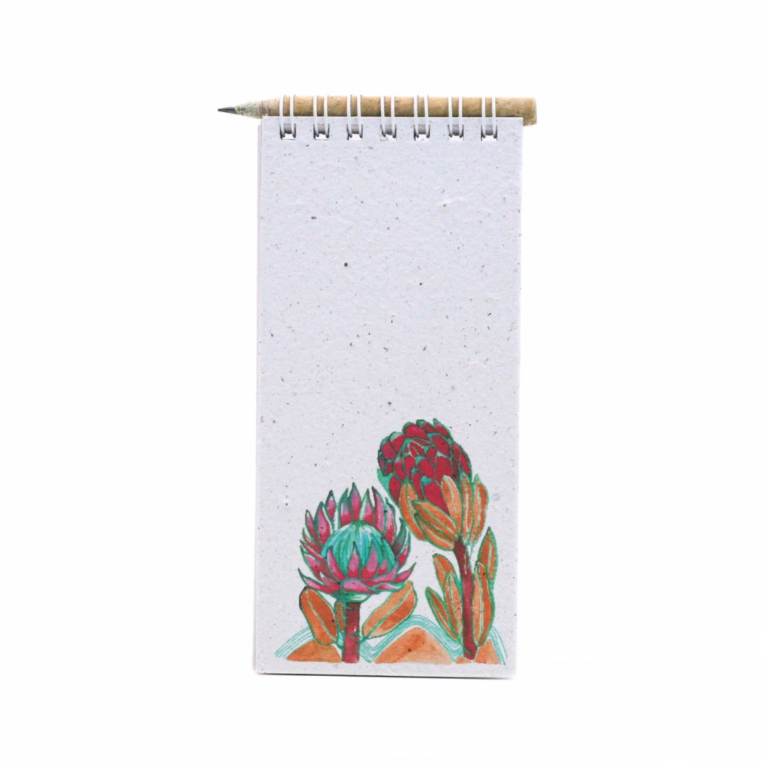 Seed Paper Shopping Notepad with MOMO Pencil