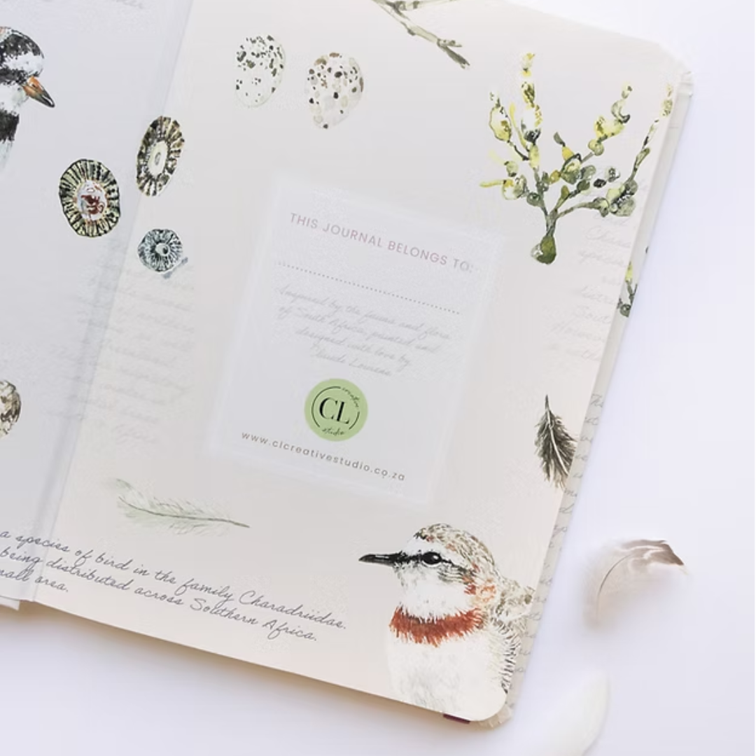 African Birds A5 Hard Cover Journal