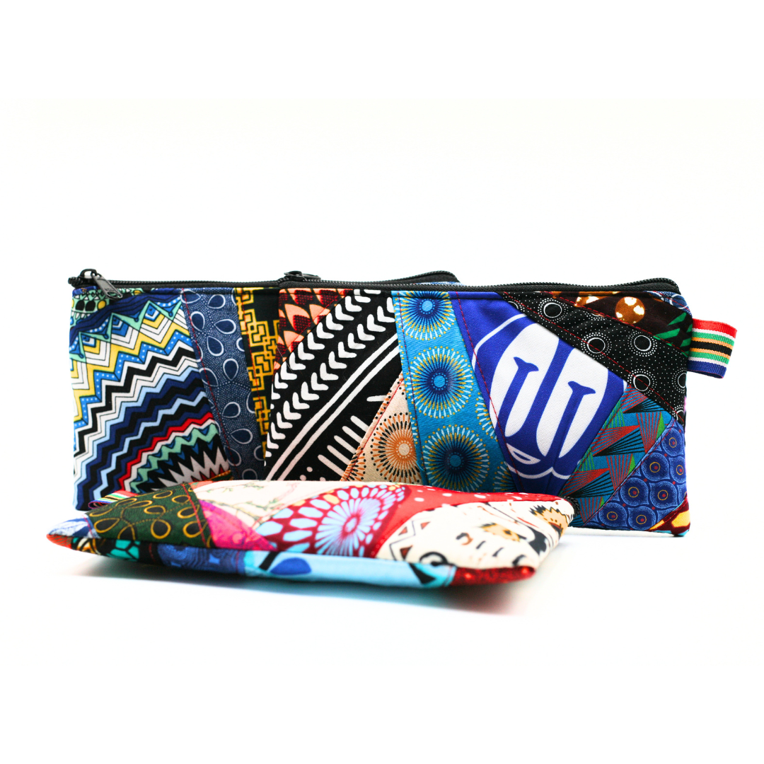 Quilted Shwe Shwe Pencil Bag