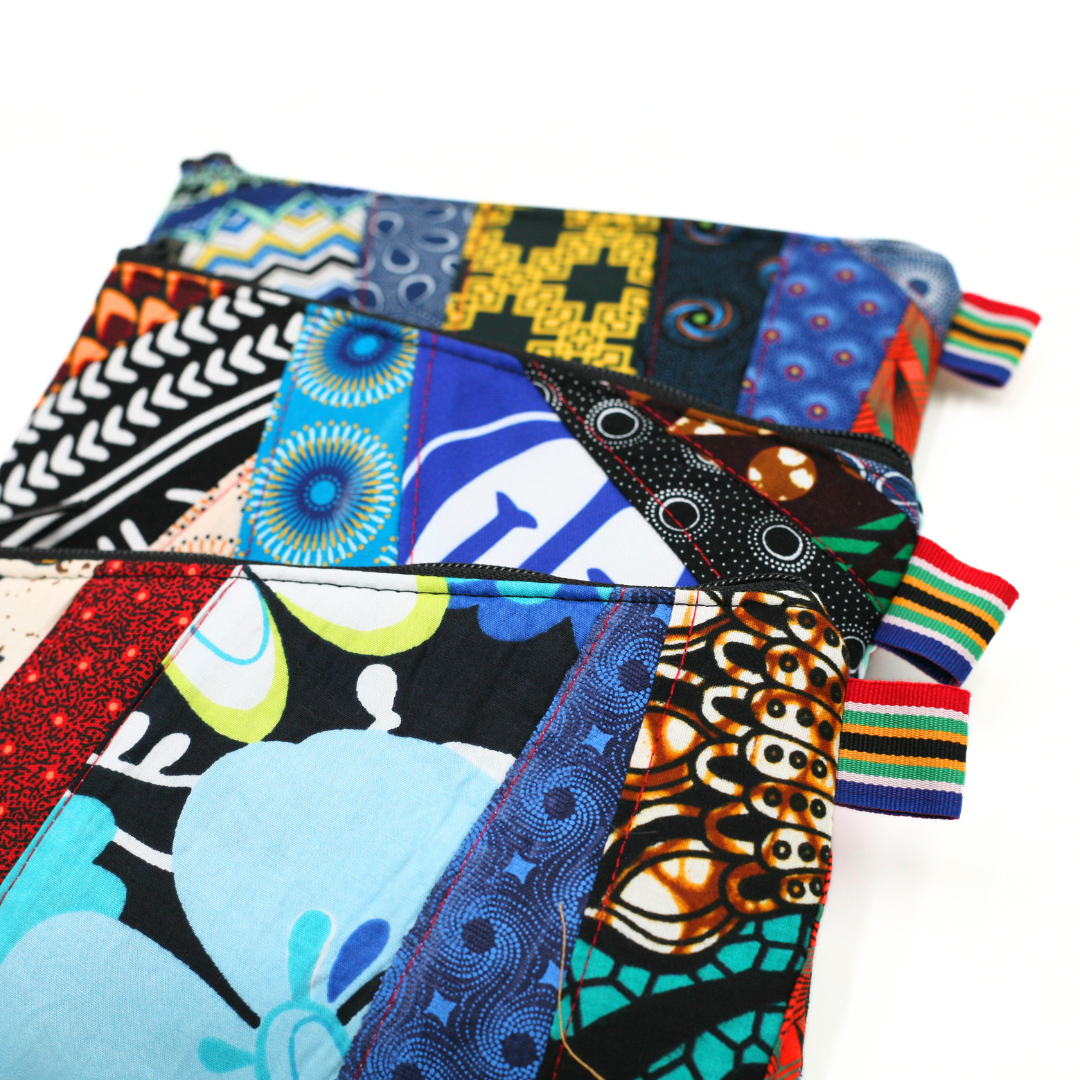 Quilted Shwe Shwe Pencil Bag