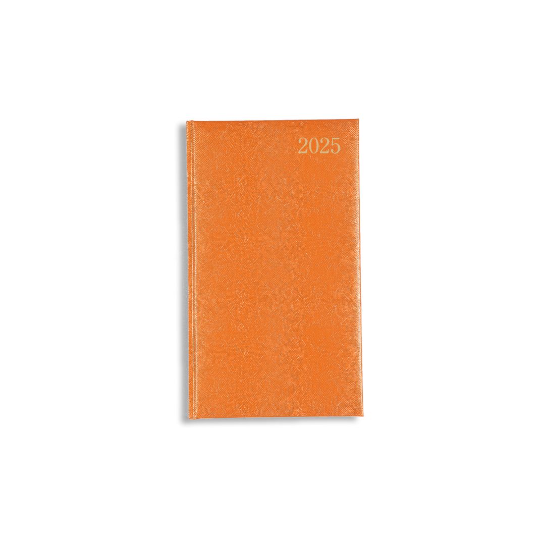 Orange Slimline Lizzy 2025 Diary