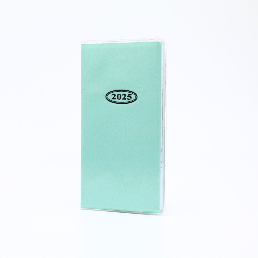 PVC Slimline Pocket Diary 2025 - 2-Week-to-view