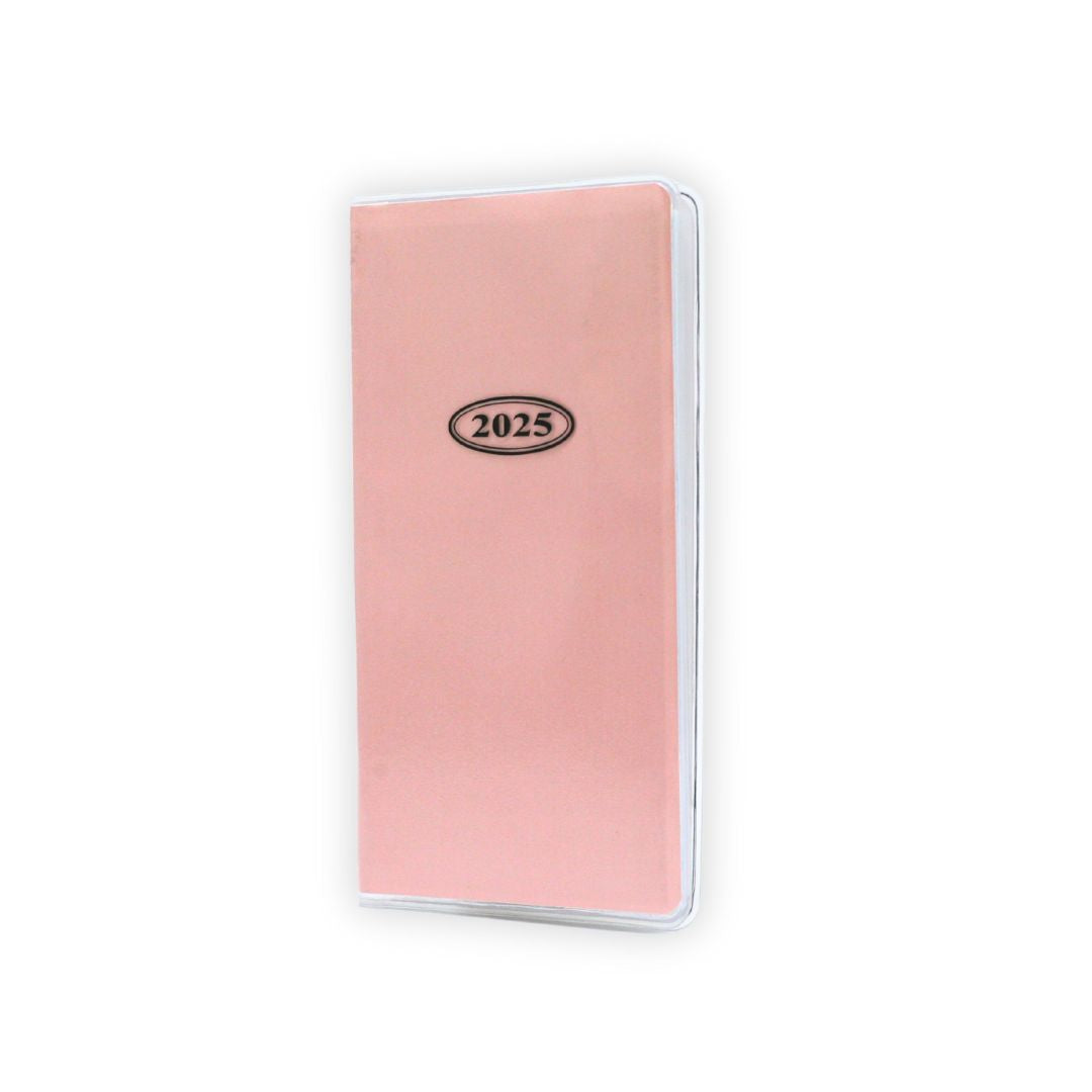 PVC Slimline Pocket Diary 2025 2-Week-to-view