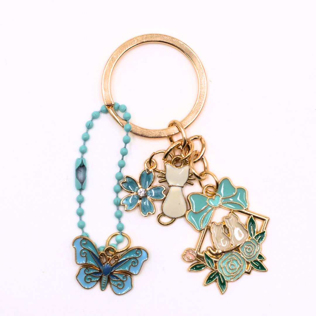 Spring Garden Key Visual Spring Garden Key Rings – The Papery