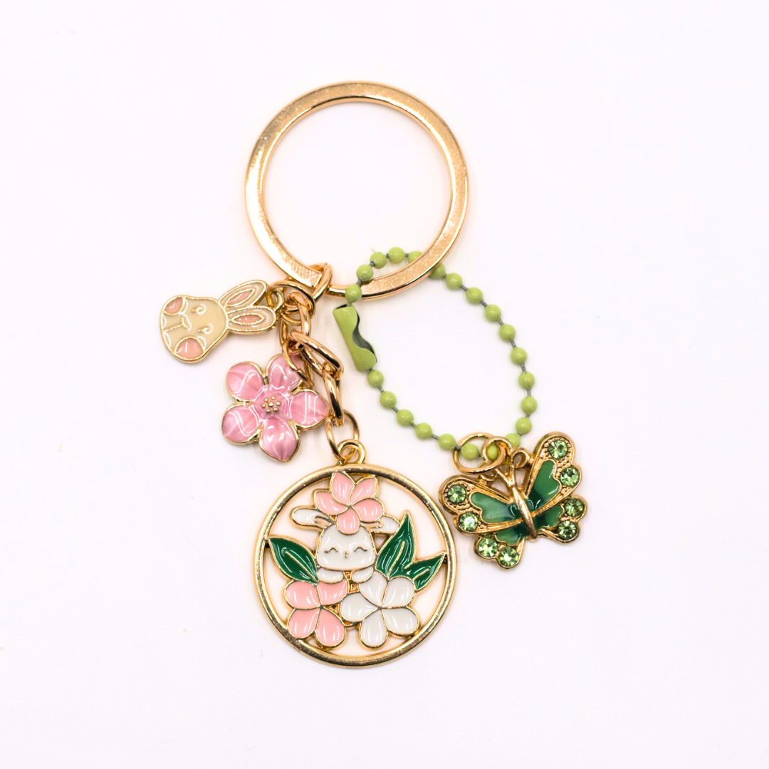 Spring Garden Key Rings