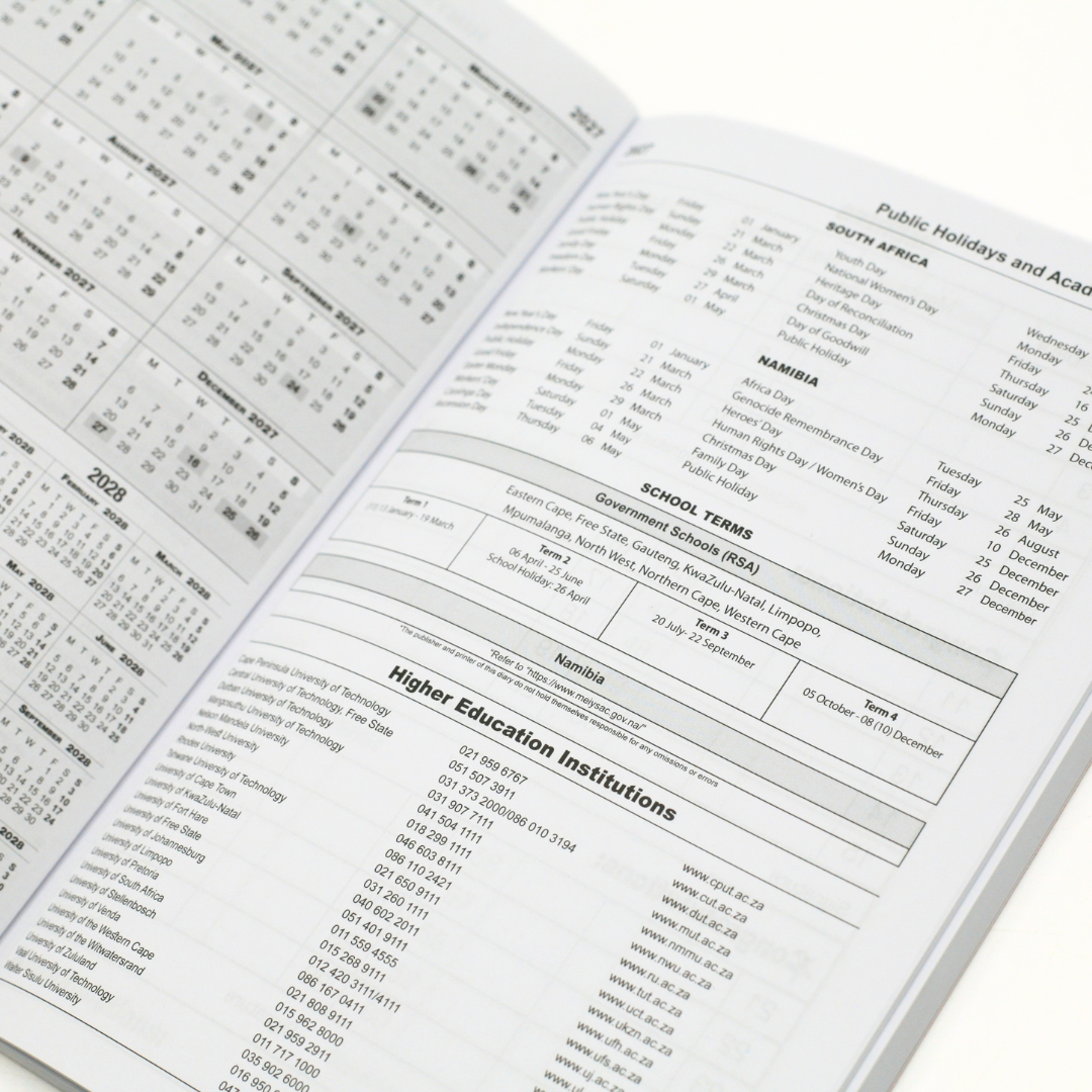 A5 School 2-Days-a-Page 2027 Diary