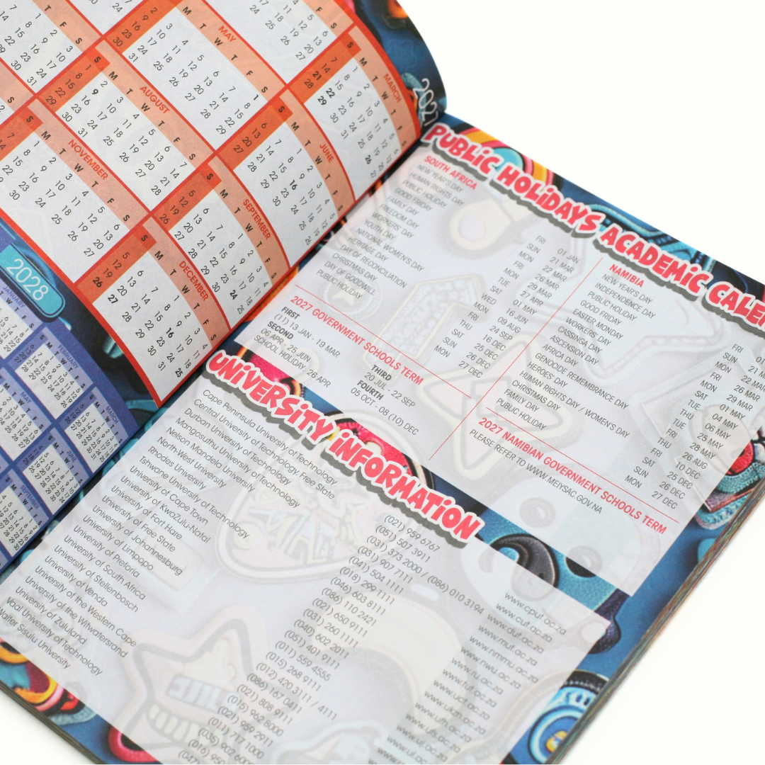 A5 School 4-Days-To-View 2027 Diary