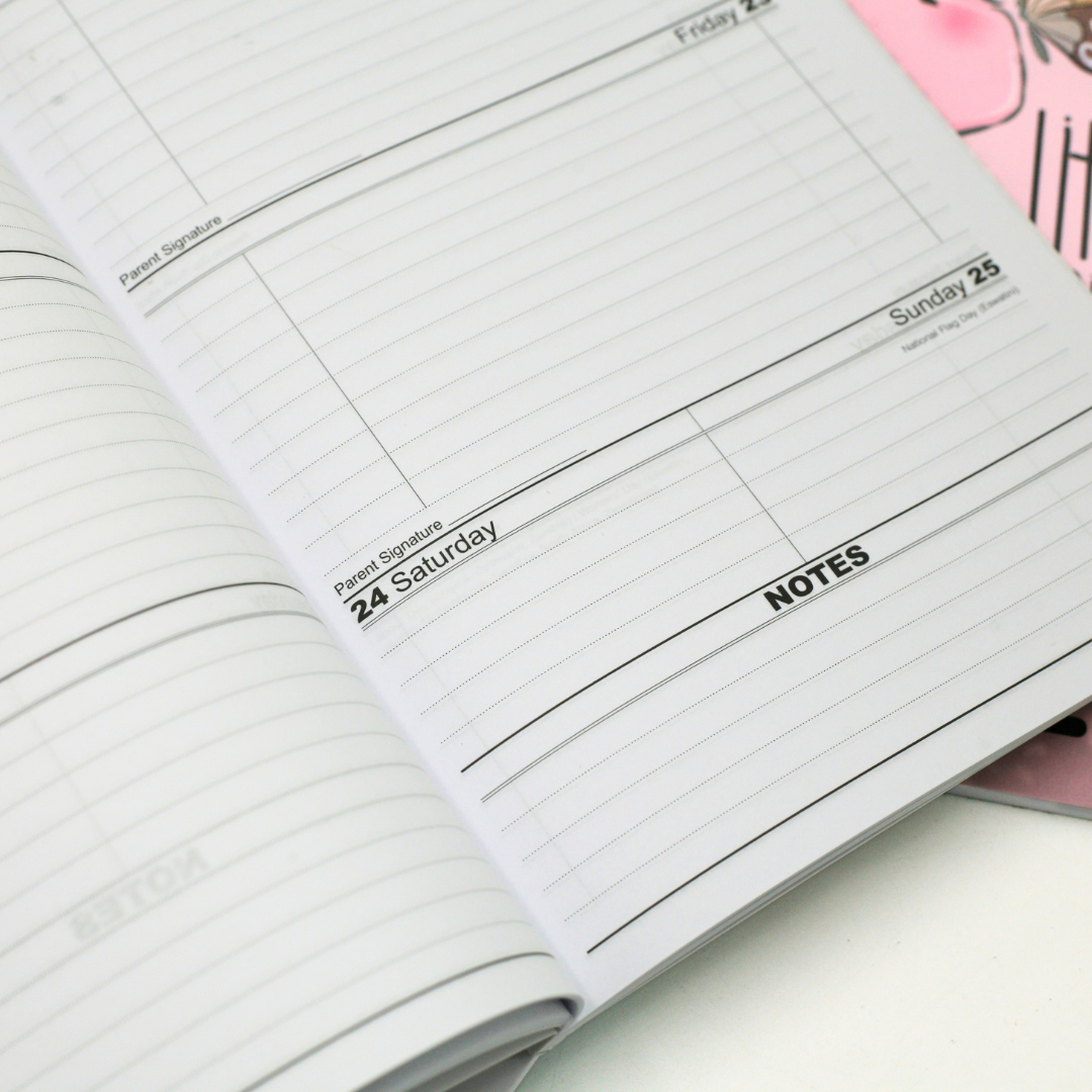 A5 School Week-to-view 2027 Diary