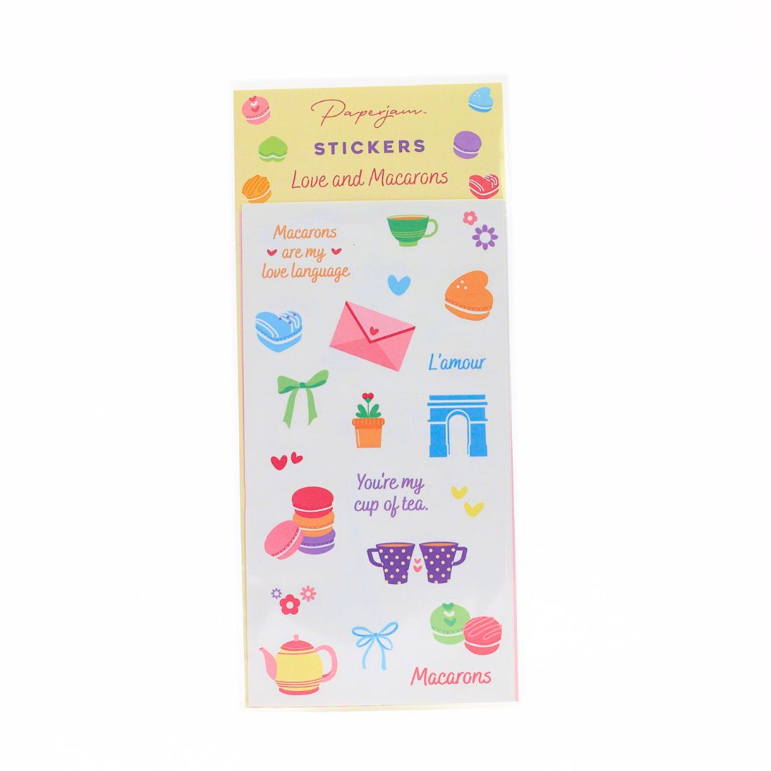 Love & Macaron Sticker Pack