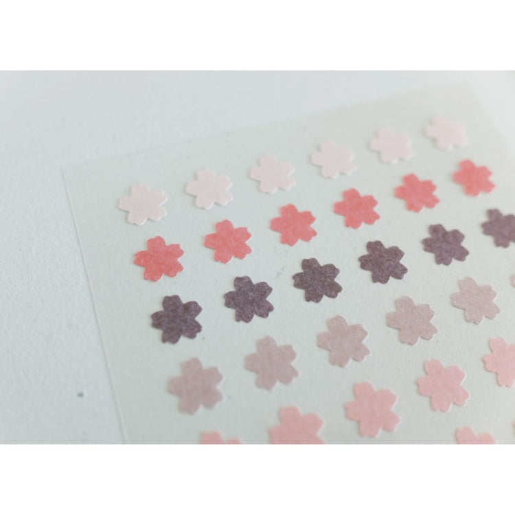 Image shows a sticker pack with pink flowers