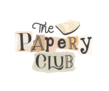 Image shows The Papery Club logo