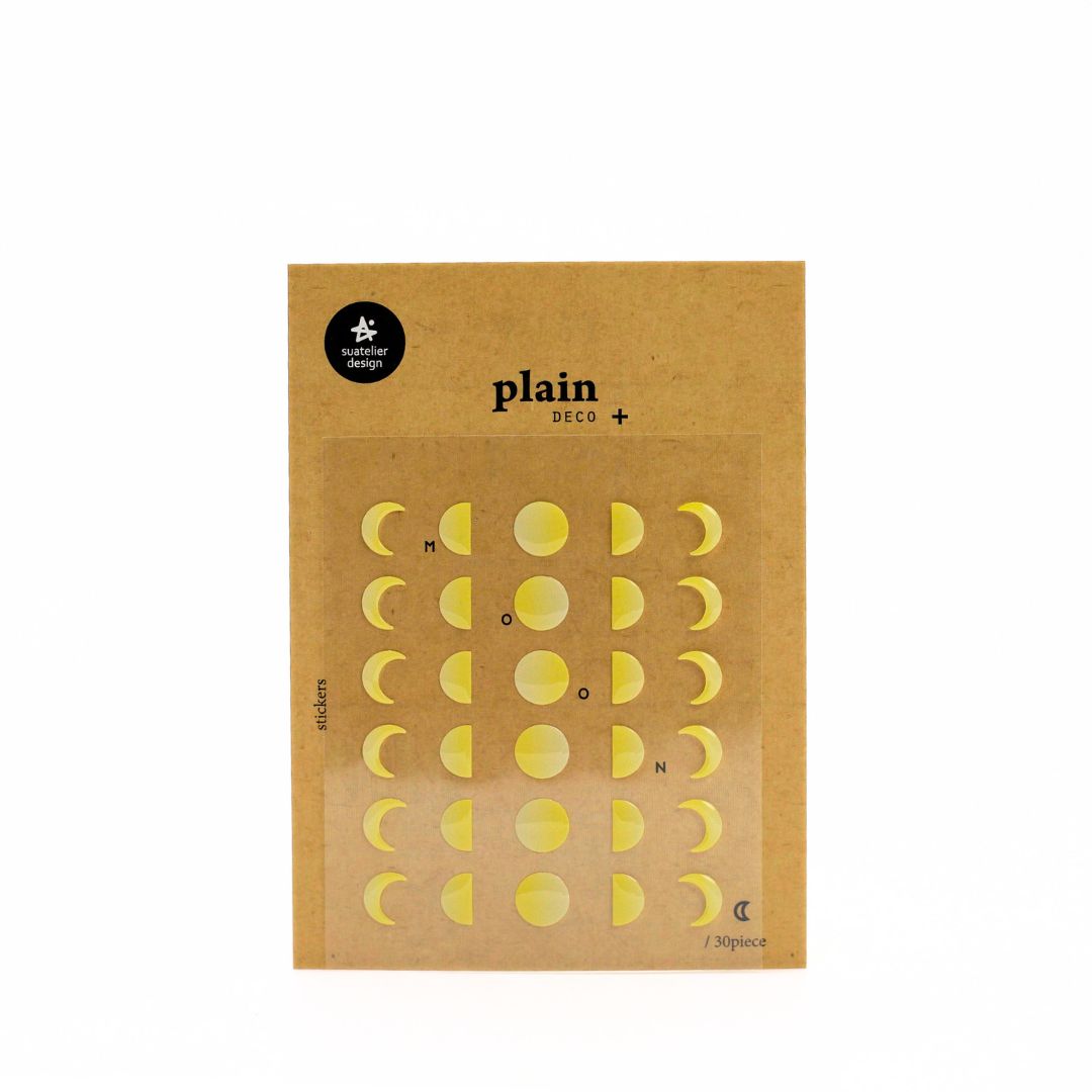 Yellow Moon Sticker Pack – The Papery