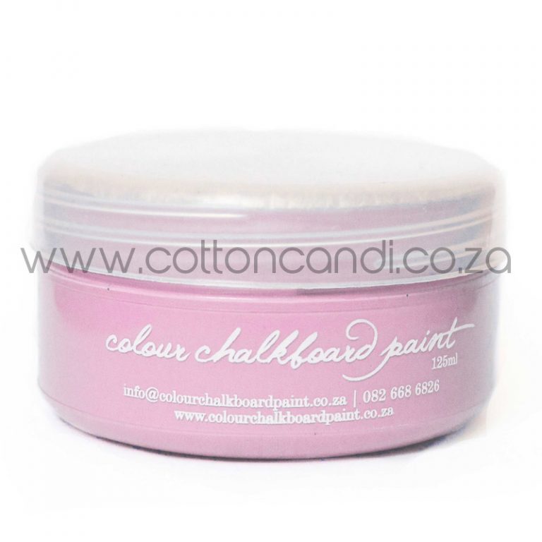 Image shows a jar of 125ml candy floss pink chalk paint