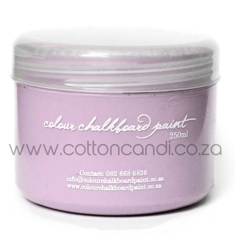 Image shows a jar of 250ml Marshmallow Lilac chalk paint