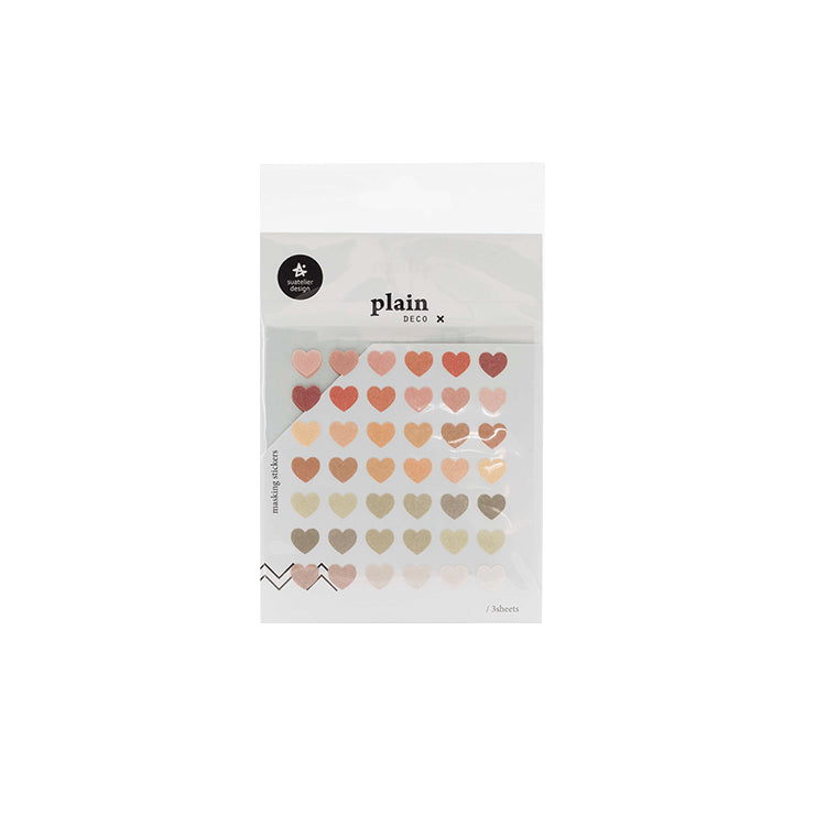 Image shows a sticker pack with tiny hearts 