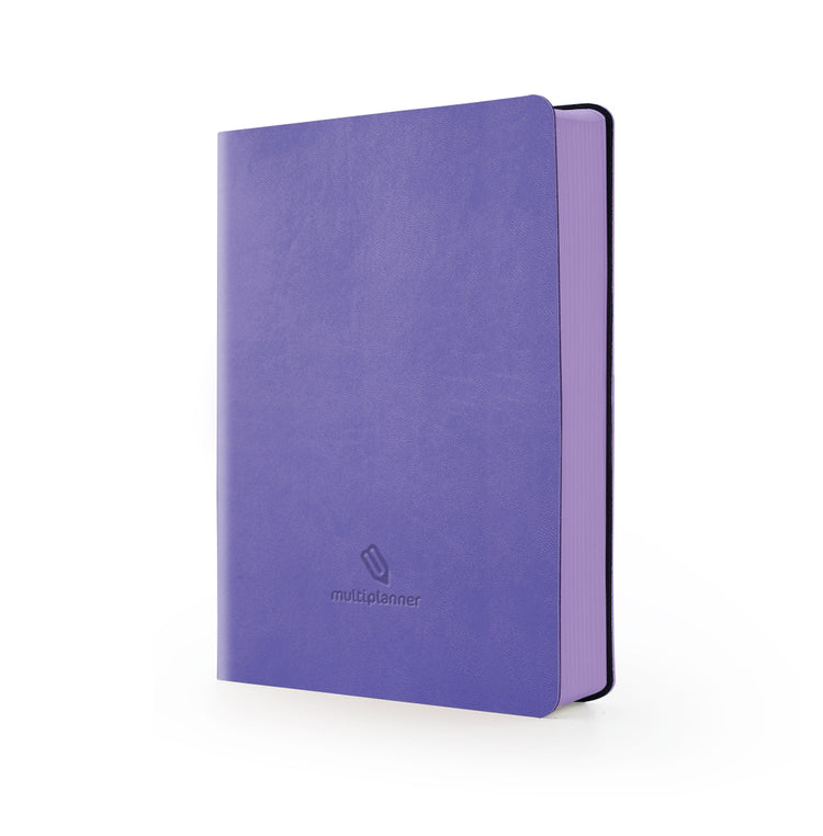 Image shows a berry purple Flexi MultiPlanner