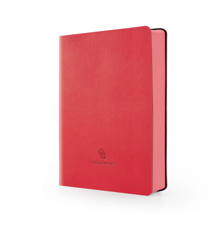 Image shows a watermelon red Flexi MultiPlanner