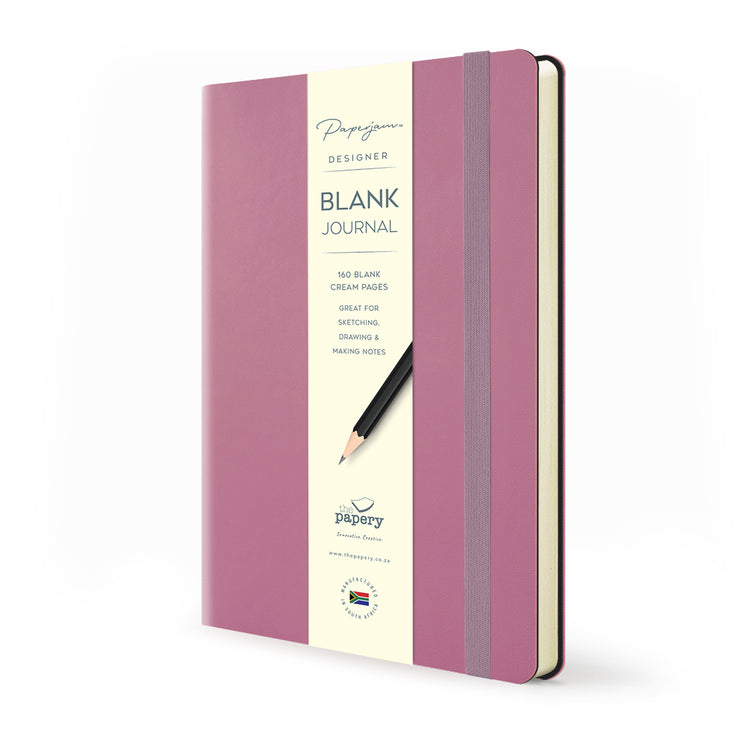 Image shows a blank orchid Flexi softcover journal