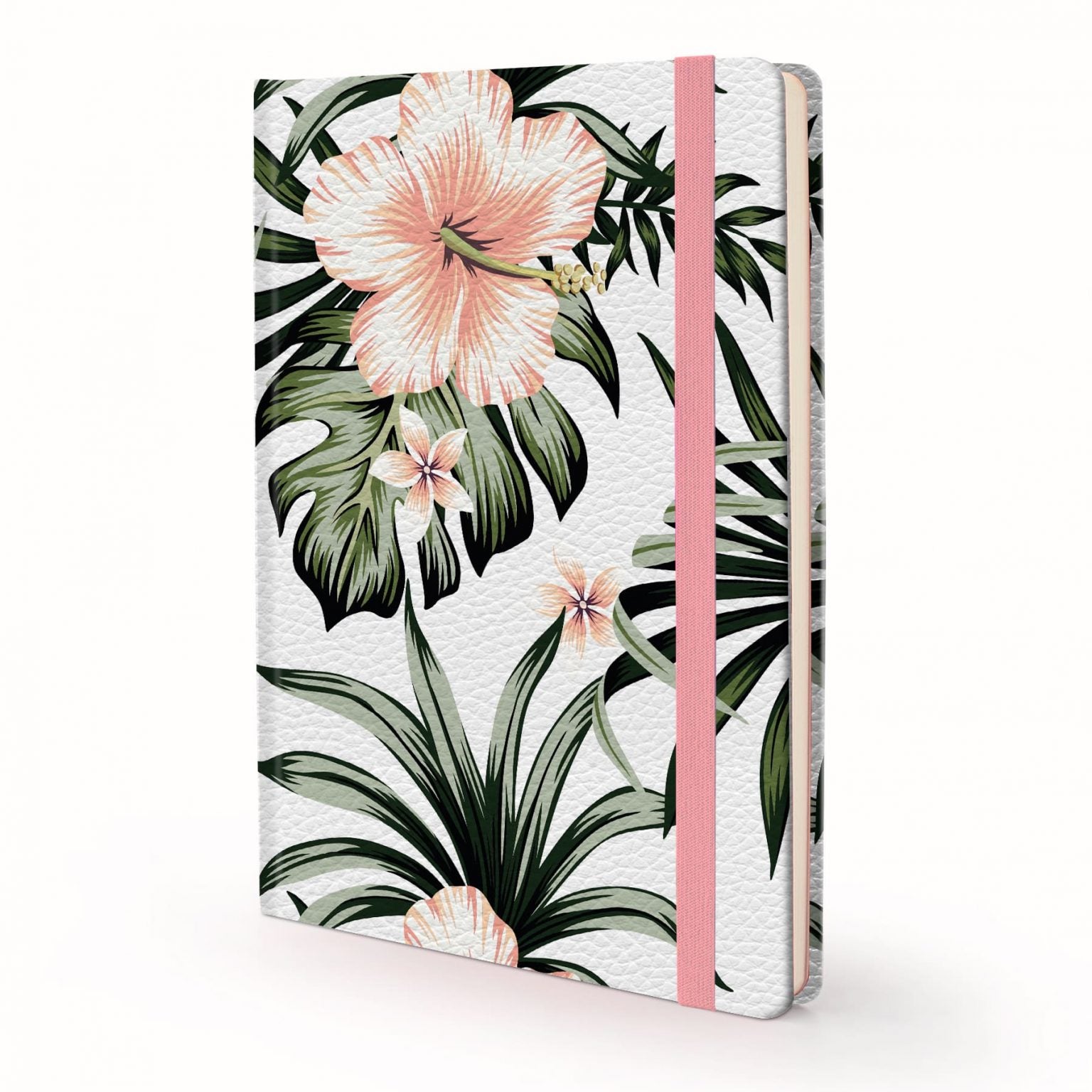 Image shows a Floral Hibiscus journal