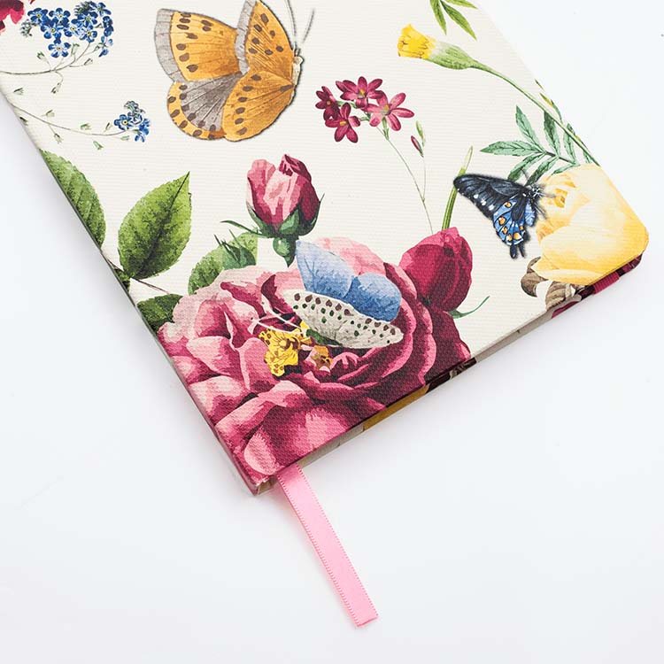Image shows a front top view of the Beautiful Butterflies Insect journal