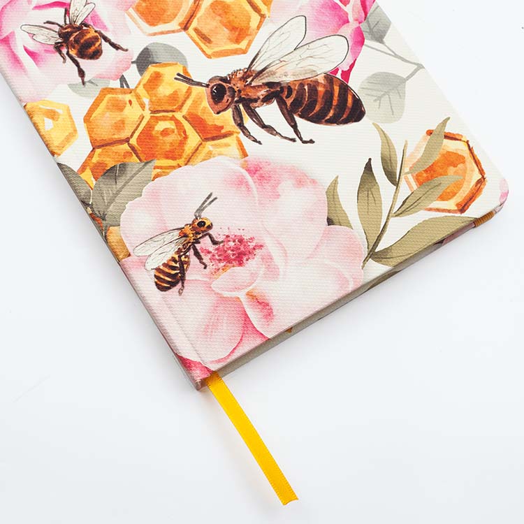 Image shows a front view of the Buzzing Bees Insect journal