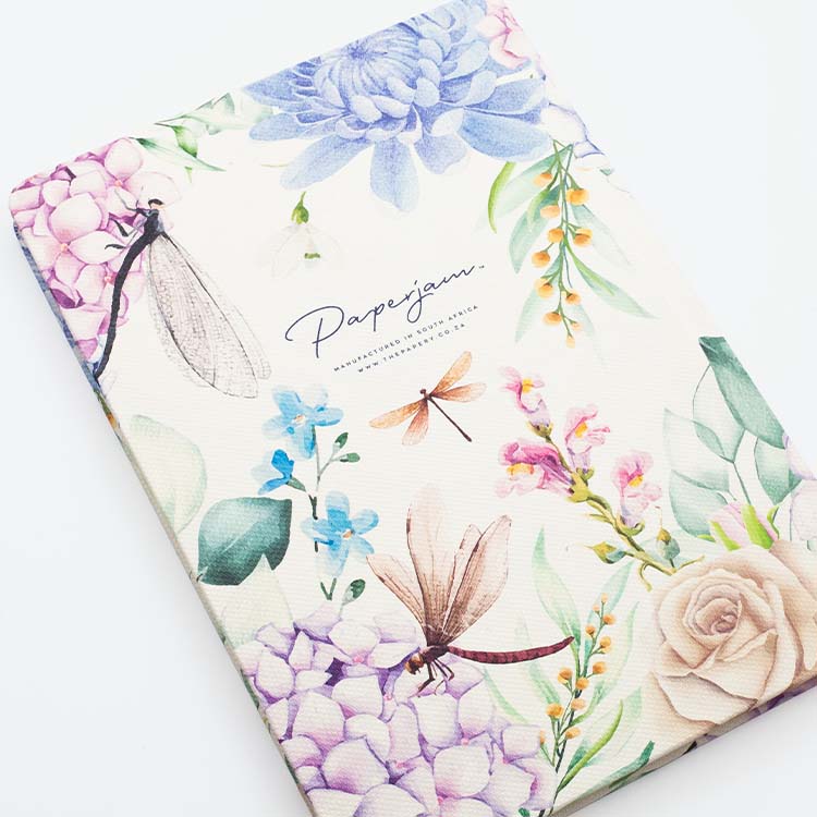 Image shows the back cover of a Dashing Dragonflies Insect journal