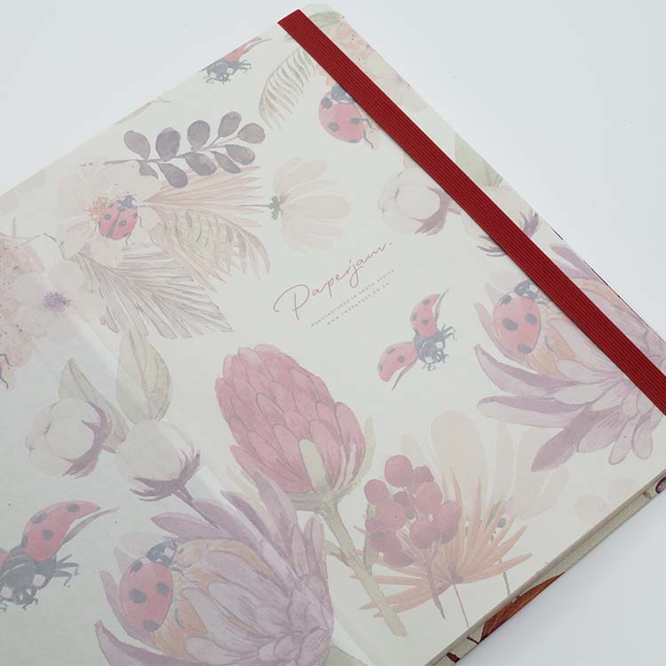 Image shows the endpapers of the Lady Bugs Insect journal