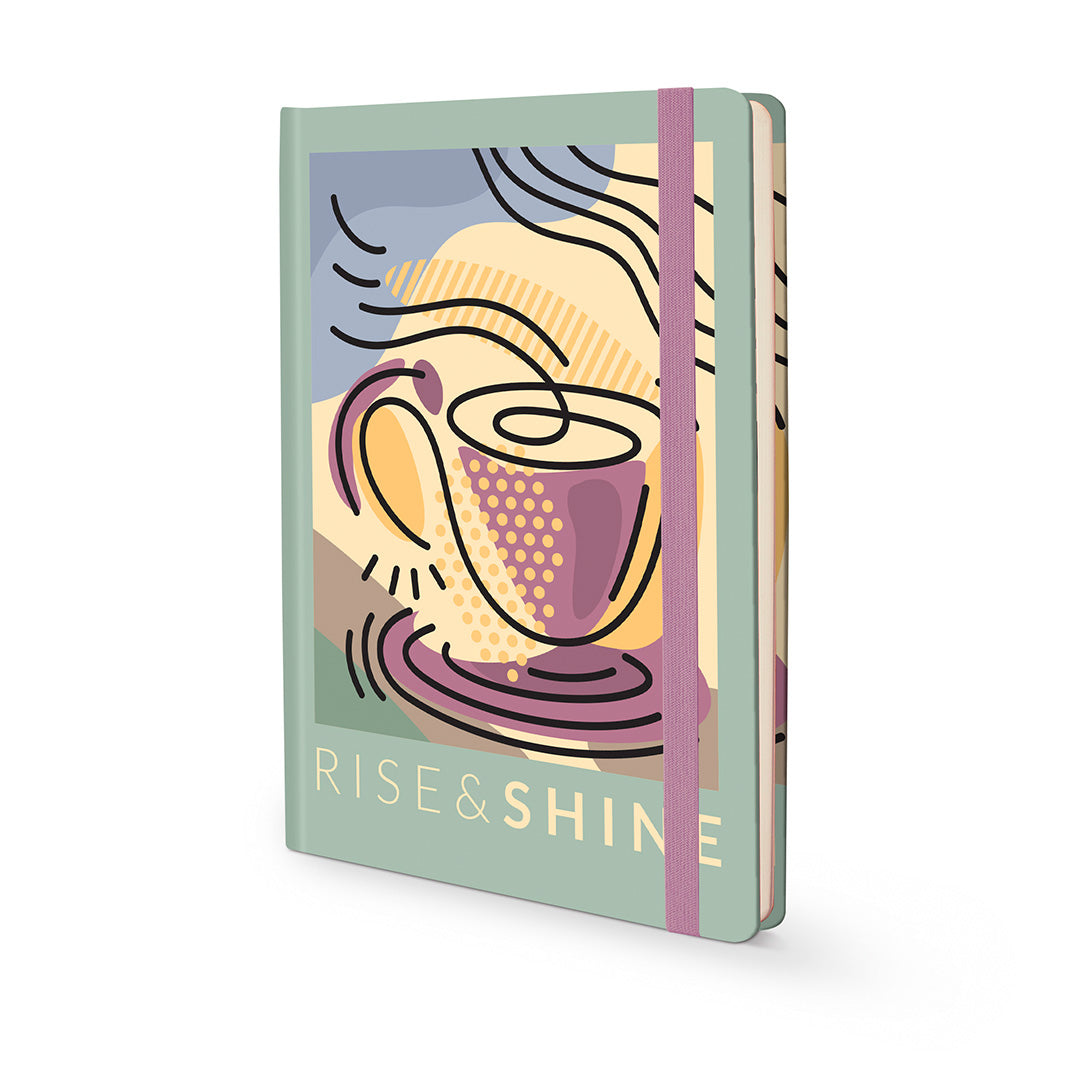 Image shows a Retro Rise & Shine journal